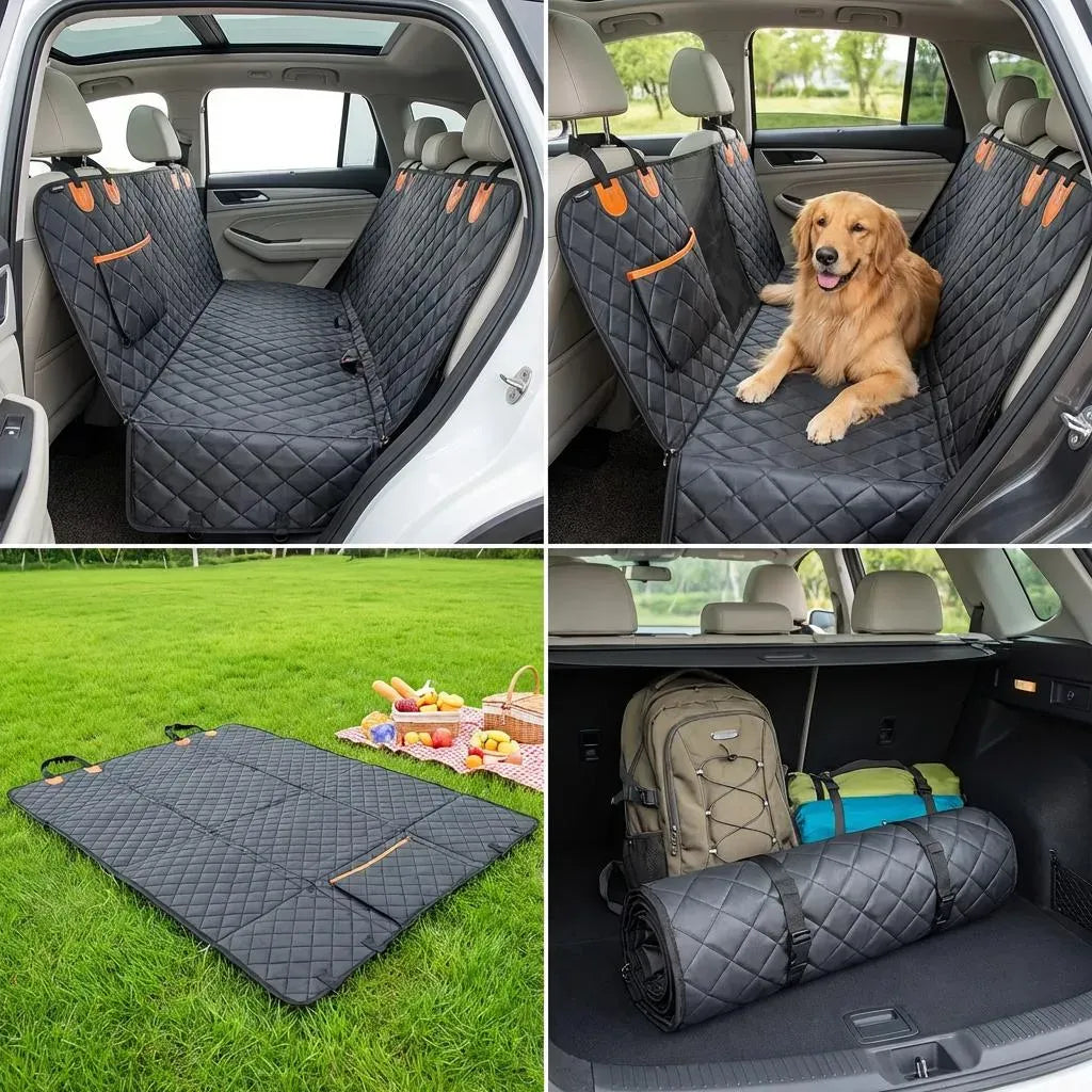 Ultimate Waterproof Dog Car Seat Protector – Keep Your Car Clean & Scratch-Free